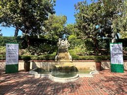 Banners in Courtyard