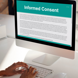 Informed Consent Surgery Agreement Consulting Concept 260x260 px