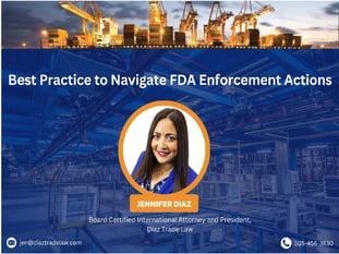 02142024 - Best Practice to Navigate FDA Enforcement Actions