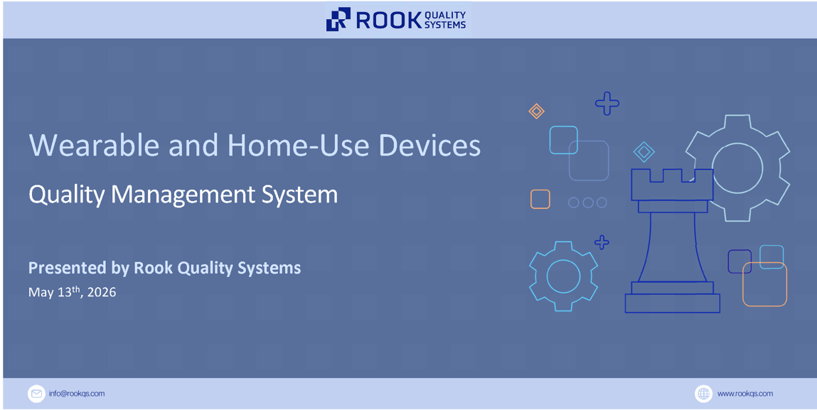 Wearable and Home-use Devices: QMS